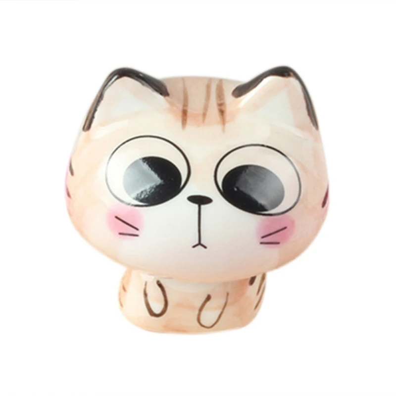 Милые керамические Chubby Cat орнаменты стол мультфильм Животные креативные Дети