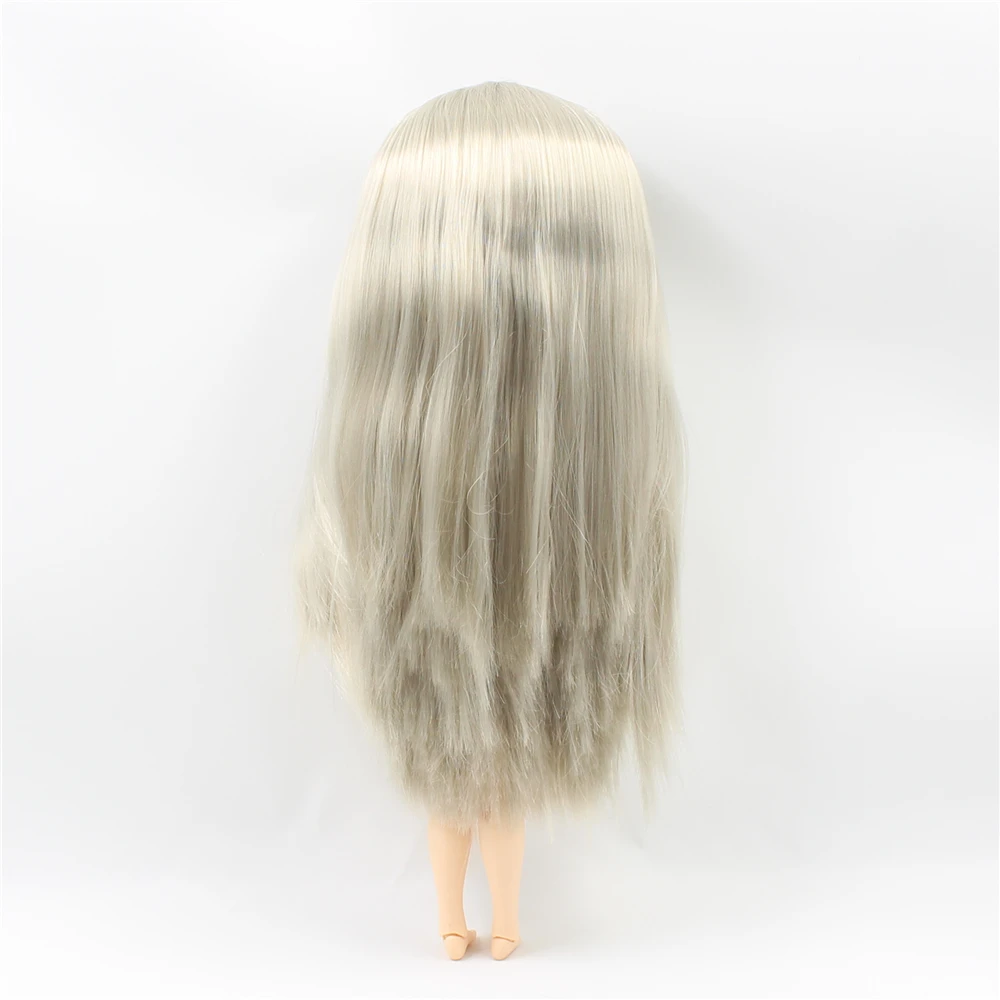 Nude 30cm blyth doll white skin silver long straight hair with bangs JOINT body ICY DIY bjd 1/6 fashion toys No.260BL8800 | Игрушки и