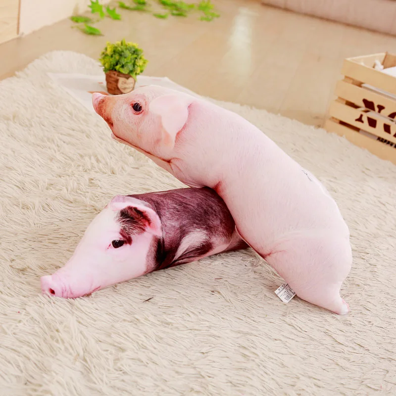 2018 креативная 3D имитация свинья Подушка Кукла Плюшевая и яркая мягкая игрушка