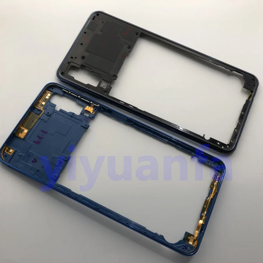 Чехол для samsung Galaxy A7, A750, A750F, задняя крышка, стеклянная дверь, полный корпус, чехол, A750, средняя рамка, наклейка