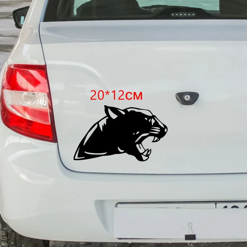 Три мишки LBH460 #20*12 см голова Пантеры Автомобильная Наклейка Виниловые наклейки