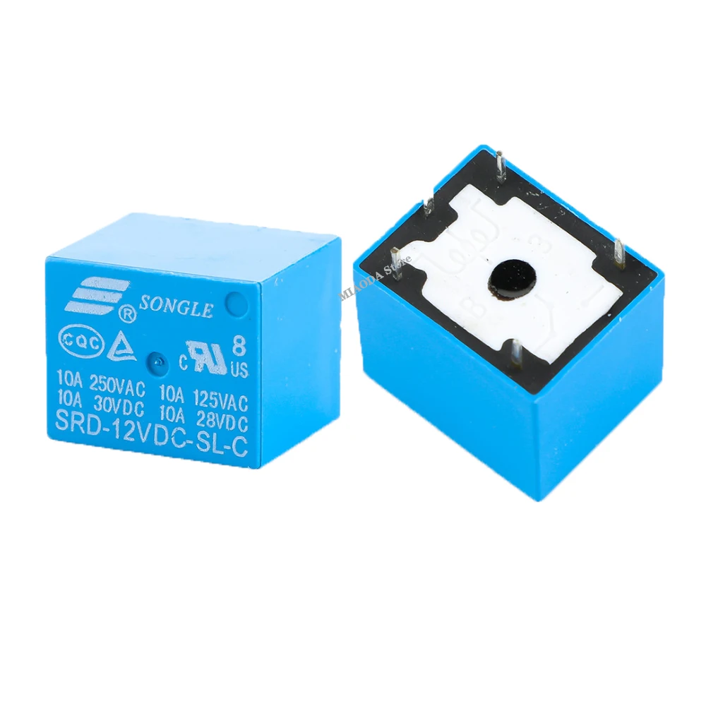 Бесплатная доставка 5 шт реле SRD 03VDC SL C 05VDC 06VDC 3В 5В 6В 9В 10А 250В 5PIN T73|Реле| |