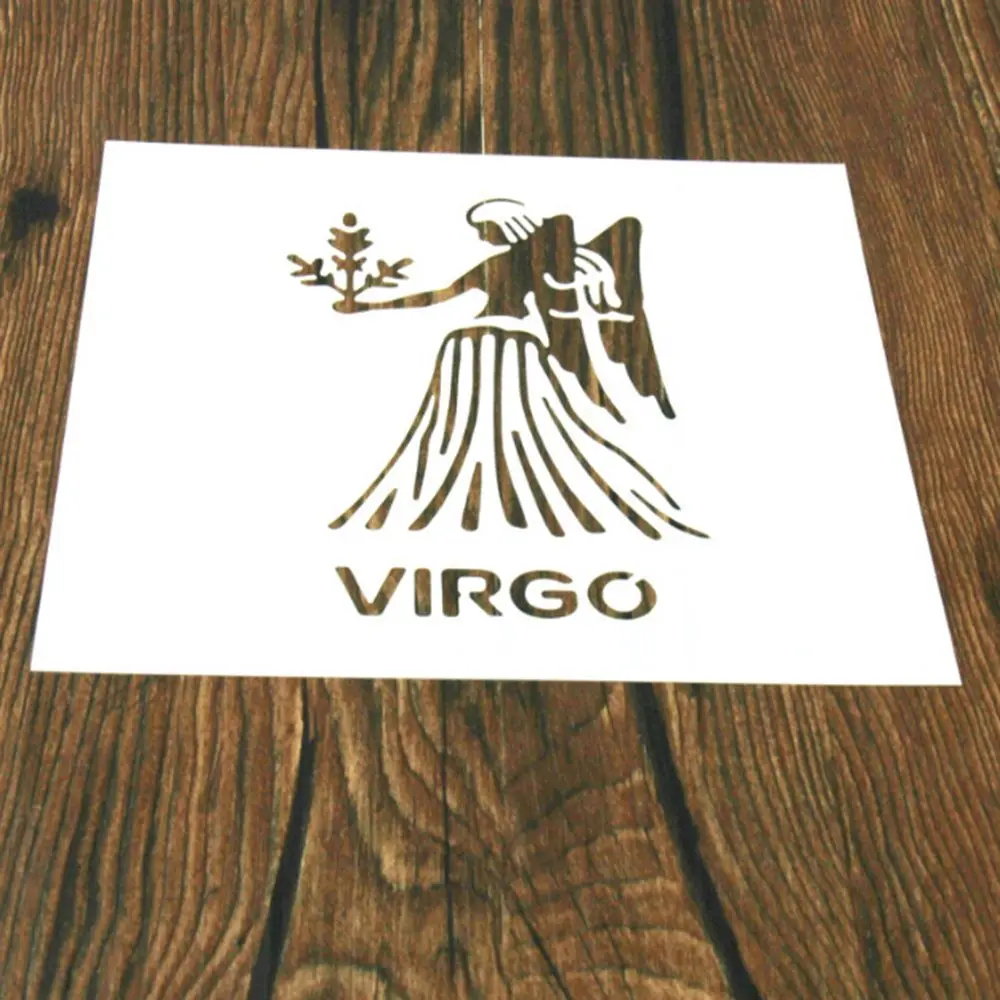 1 шт. многоразовый трафарет в форме созвездий Девы Аэрограф рисование искусство