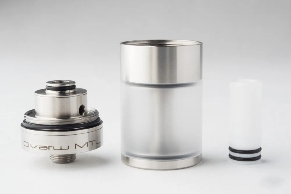 Нержавеющая сталь DIY RTA Dvarw MTL RTA rebuildable танк распылитель с AFC воздушный поток вставка 510 совместимый тефлоновый капельный наконечник