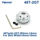 POWGE GT 48 зубов 2 м 2GT зубчатый шкив Диаметр 566,3578101214 мм для GT2 зубчатый ремень высокое качество, бесплатная доставка шириной 610 мм колеса 48 зубьев-48 T
