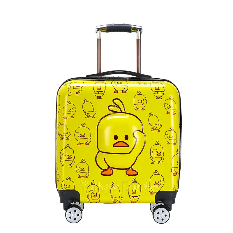 Новый 20 дюймовый детский посадки на шасси 3D мультфильм немой castertrolley чехол Для