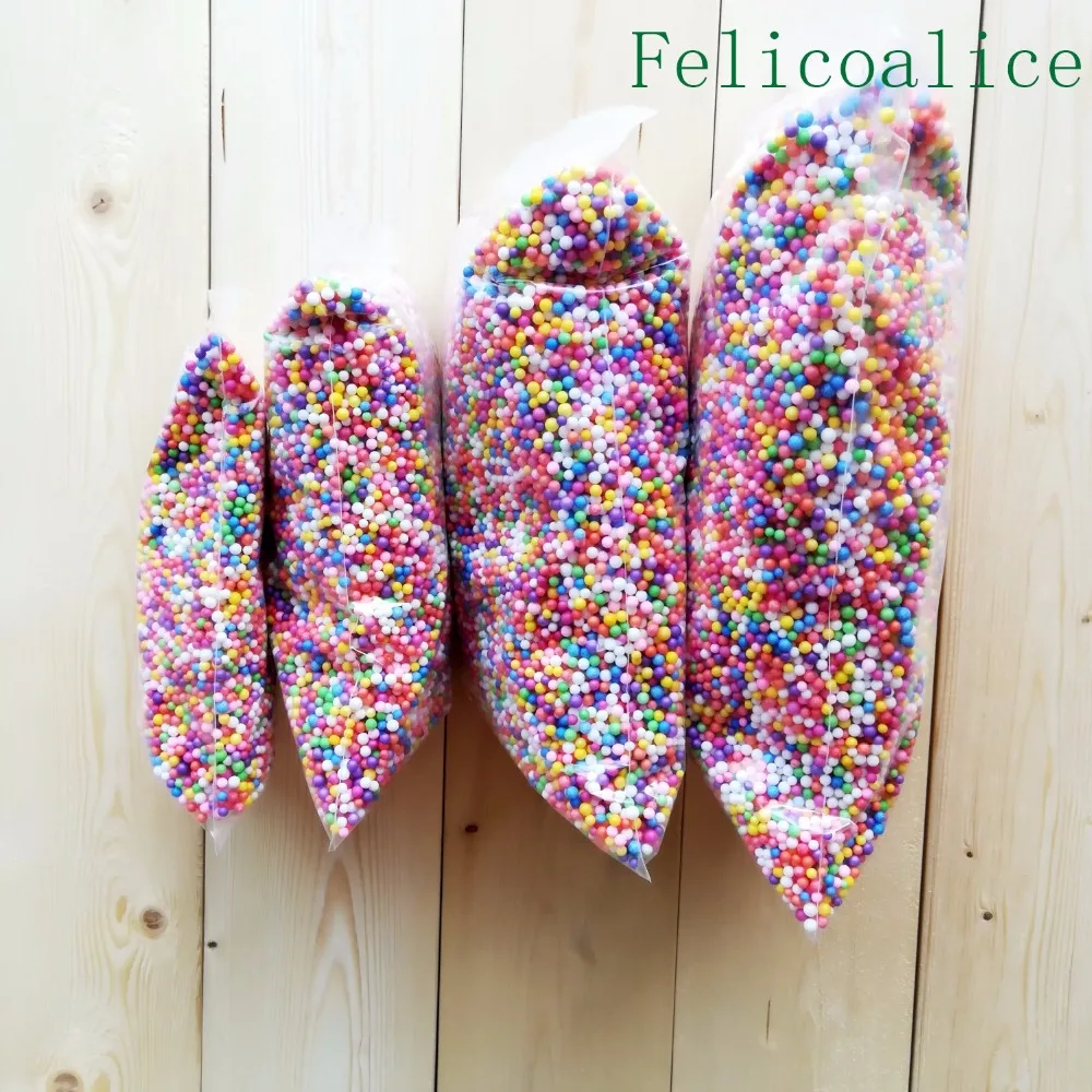 

15g/bag Mud Fluffy Floam Slime Anti-Stress Toy DIY Novelty Puzzle Bead Slime Toy Sludge Mud Toy Light Clay