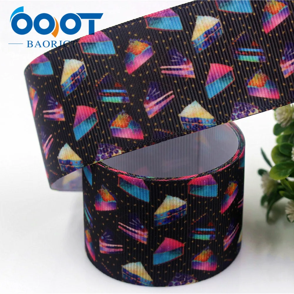 Мультяшные ленты OOOT BAORJCT 1781712 38 мм 10 ярдов Термотрансферная печатная корсажная