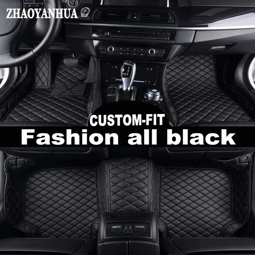 

ZHAOYANHUA Custom fit car floor mats for Land Rover Discovery 3/4 freelander 2 Sport Range Rover Sport car styling carpet liner