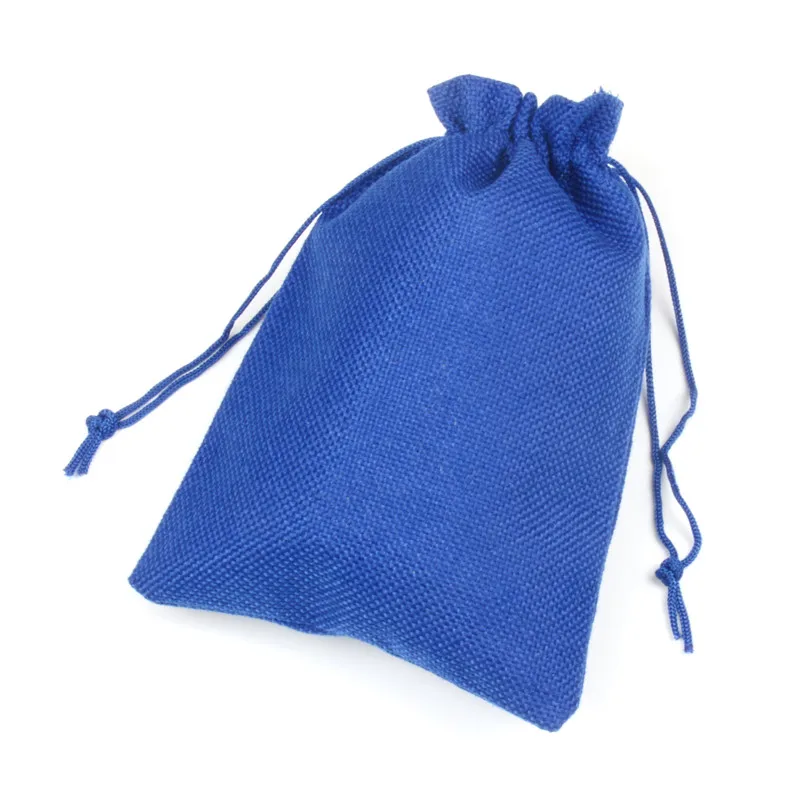 13x18 см 50 шт. ручной мешковины drawstring джутовых Сумки для косметической