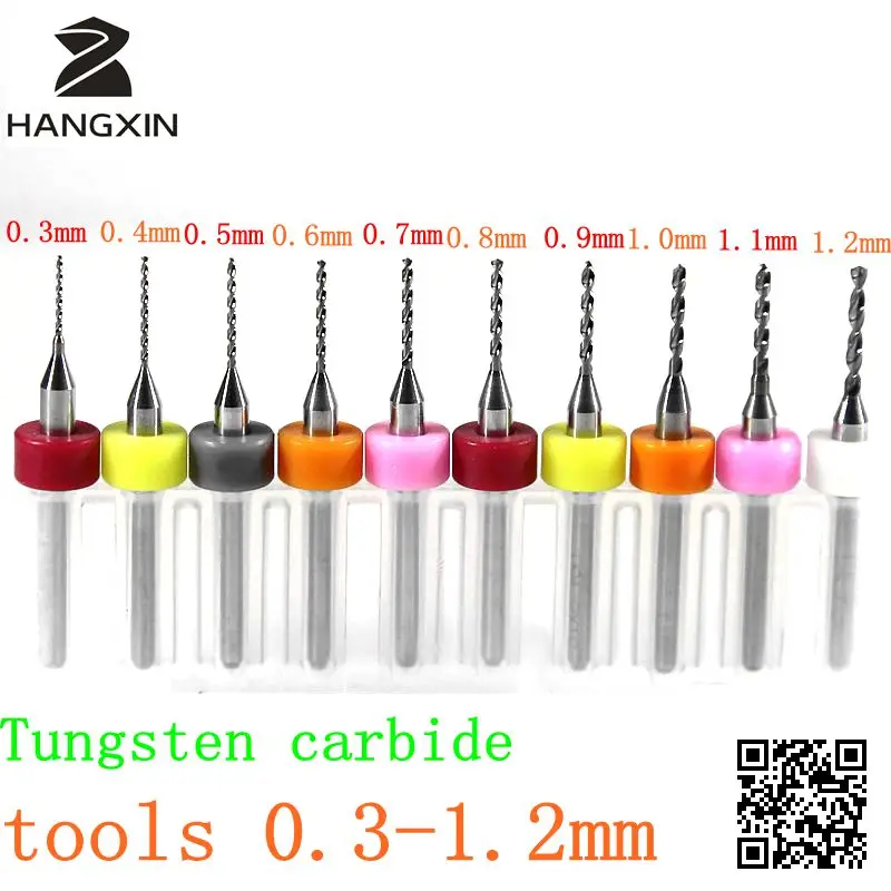 Инструмент для сверления из карбида вольфрама сверло печатной платы 0 3 мм 1 2
