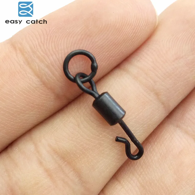 Поворотное кольцо поворотное 20 шт. матовое черное быстросменное с цельным