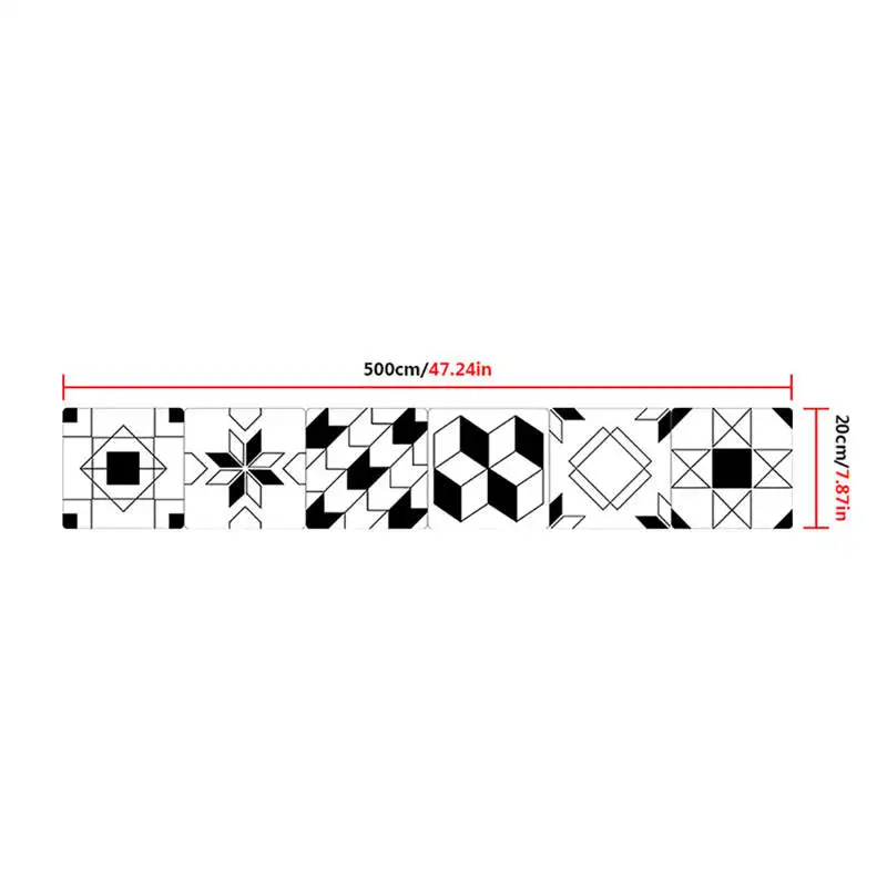 20x500 см клейкая плитка художественная Метопа Наклейка на стену Наклейка DIY Кухня Ванная комната Домашний Декор DIY подарки нетоксичные environmen 19apr25