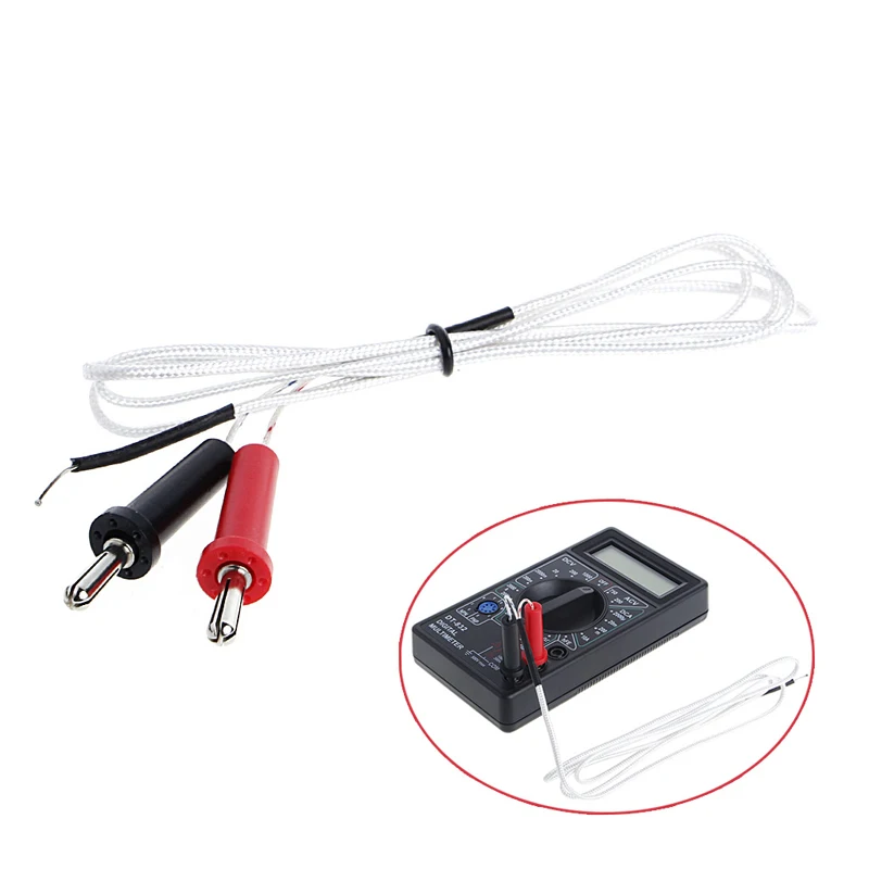 

TP-01A K-type Wire Temperature Test Thermocouple Sensor Probe 100cm