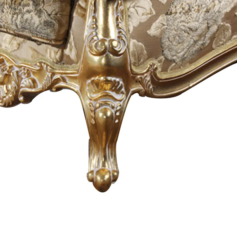 European-style Hand-carved Wood Classical Sofa Baroque single double triple combination of luxury living room | Мебель