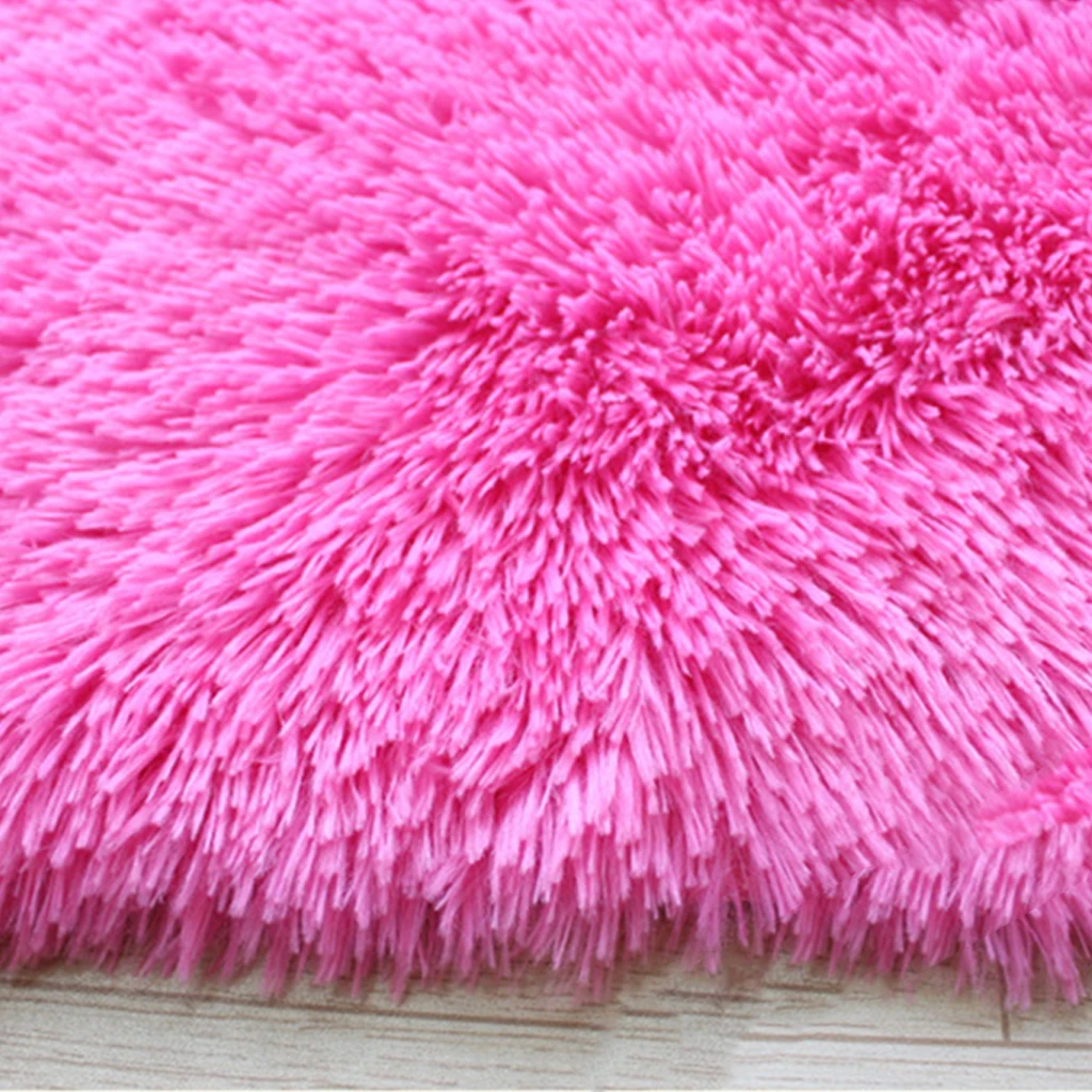 Non slip портянка ковер коврик полиэстеровый напольный мягкой шенили однотонные