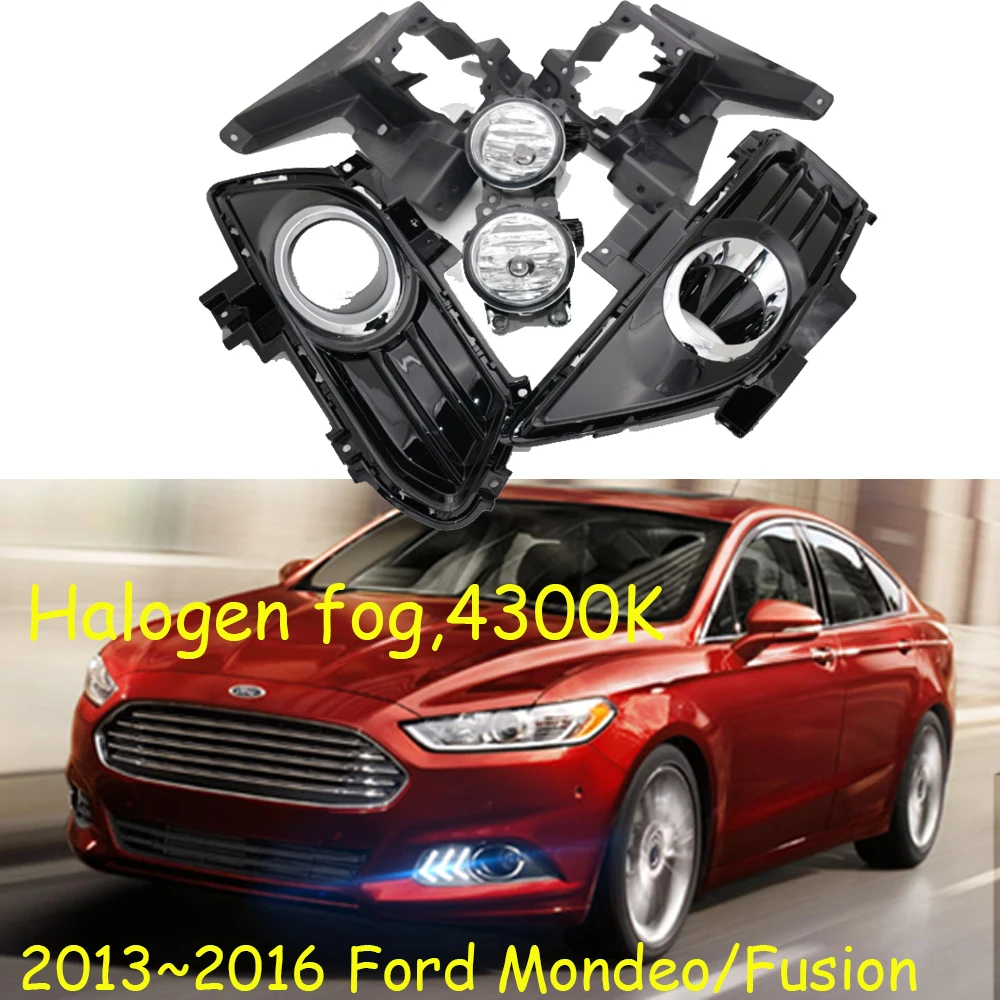 

1set Car bumper headlight for Ford Mondeo fog light fusion 2013 2014 2015 2016y halogen fog for Mondeo fusion headlamp