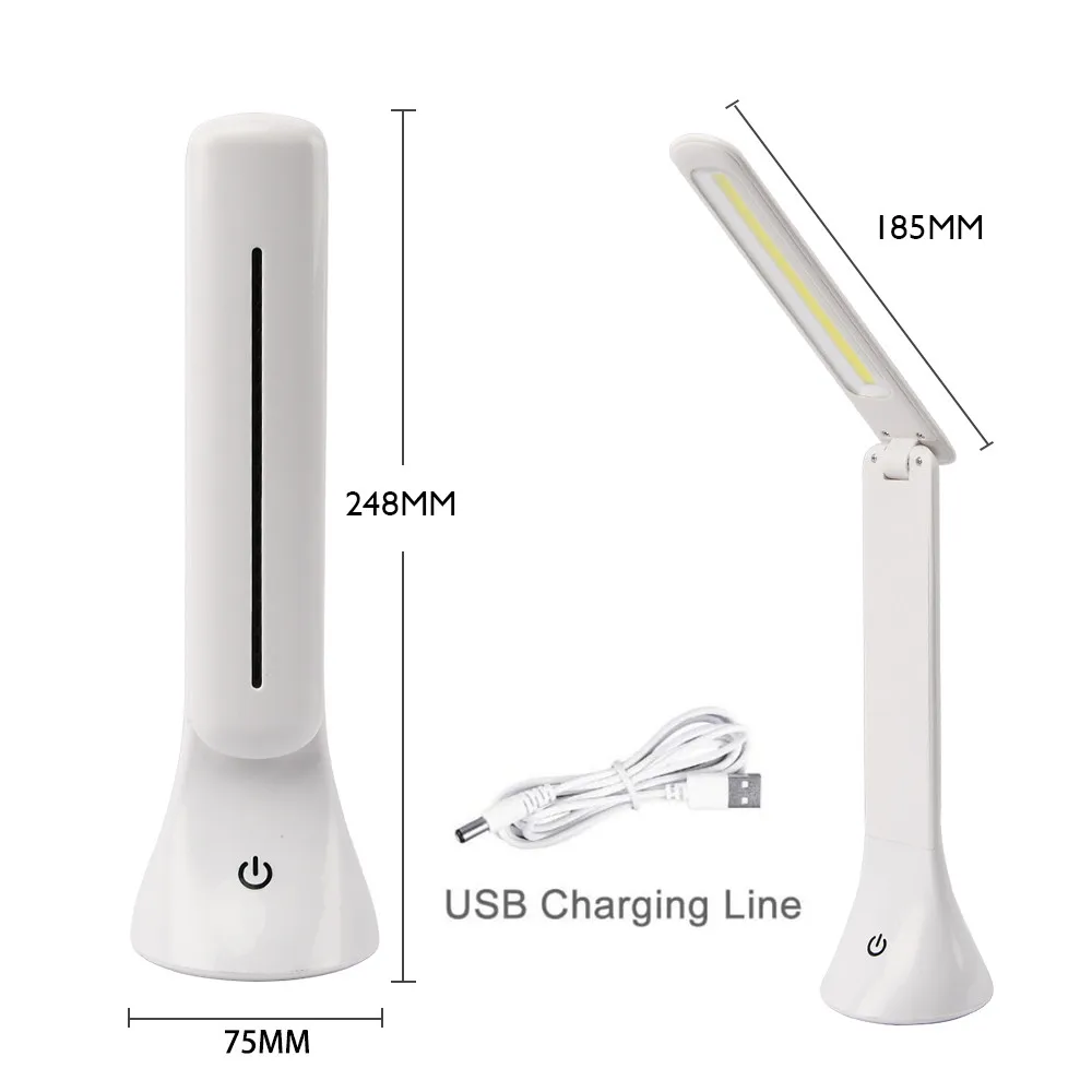 Светодиодный настольный светильник с сенсорным питанием от USB светодиодный для