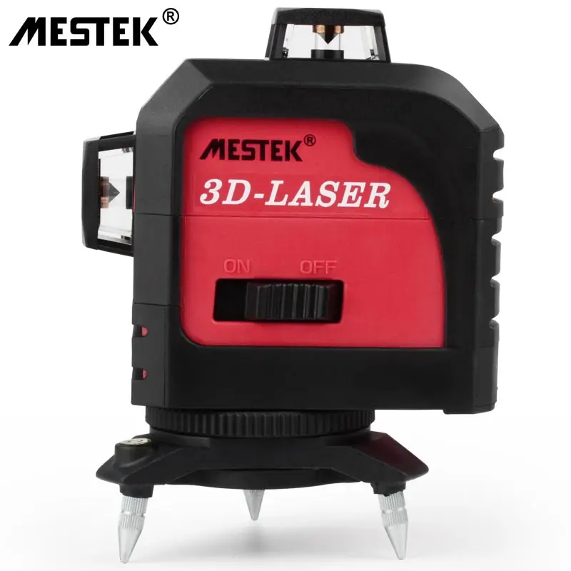 Лазерный уровень MESTEK 12 линий 3D Нивелир автонивелир 360 самонивелирующийся нивелир