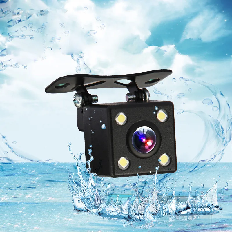 4 светодиодные задние фонари камера ночного видения HD CDD объектив камеры заднего