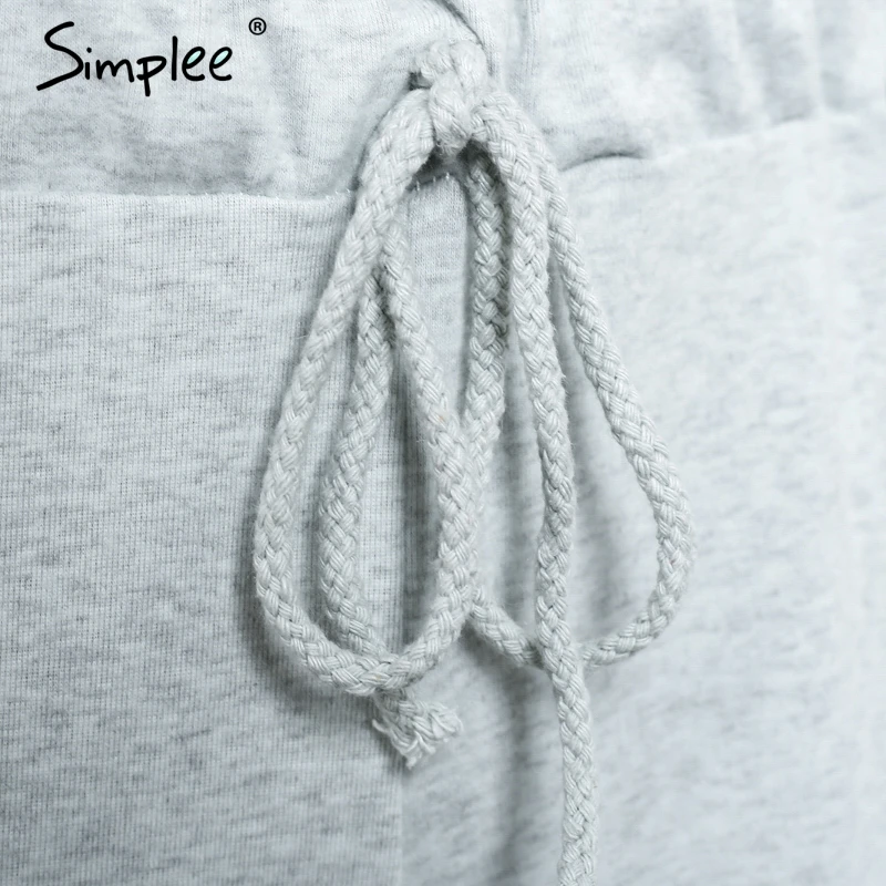 Женский однотонный комплект комбинезона Simplee повседневный ромпер с открытыми