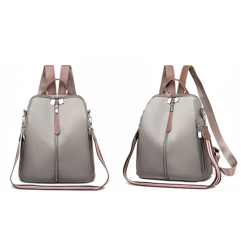 Рюкзак с двойной молнией многофункциональная ткань Оксфорд Модный повседневный