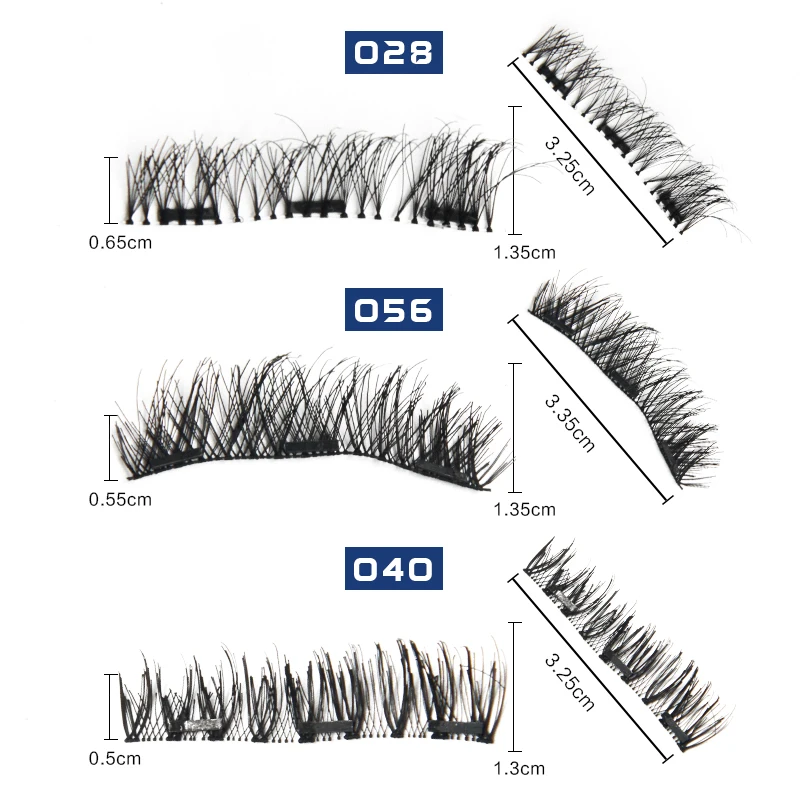 Eyelashes Mink False 3 Magnets Handmade Eye Lash Extension Tools Magnet Eyelash Woman Makeup Supplies | Красота и здоровье