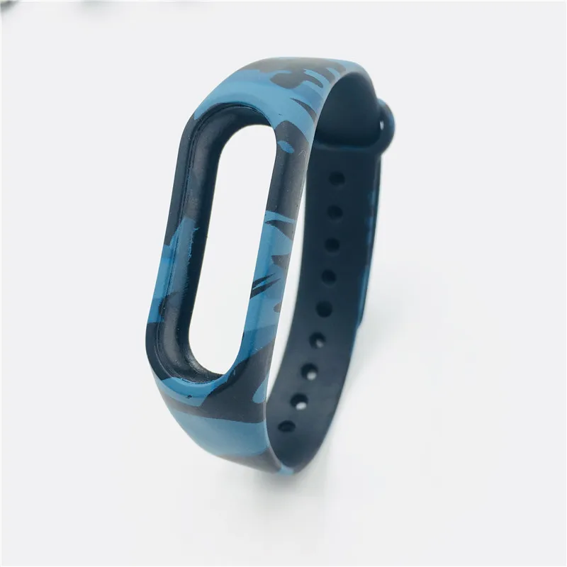Для Mi band 3 спортивный Камуфляжный браслет с рисунком из мультфильма для Xiaomi MiBand