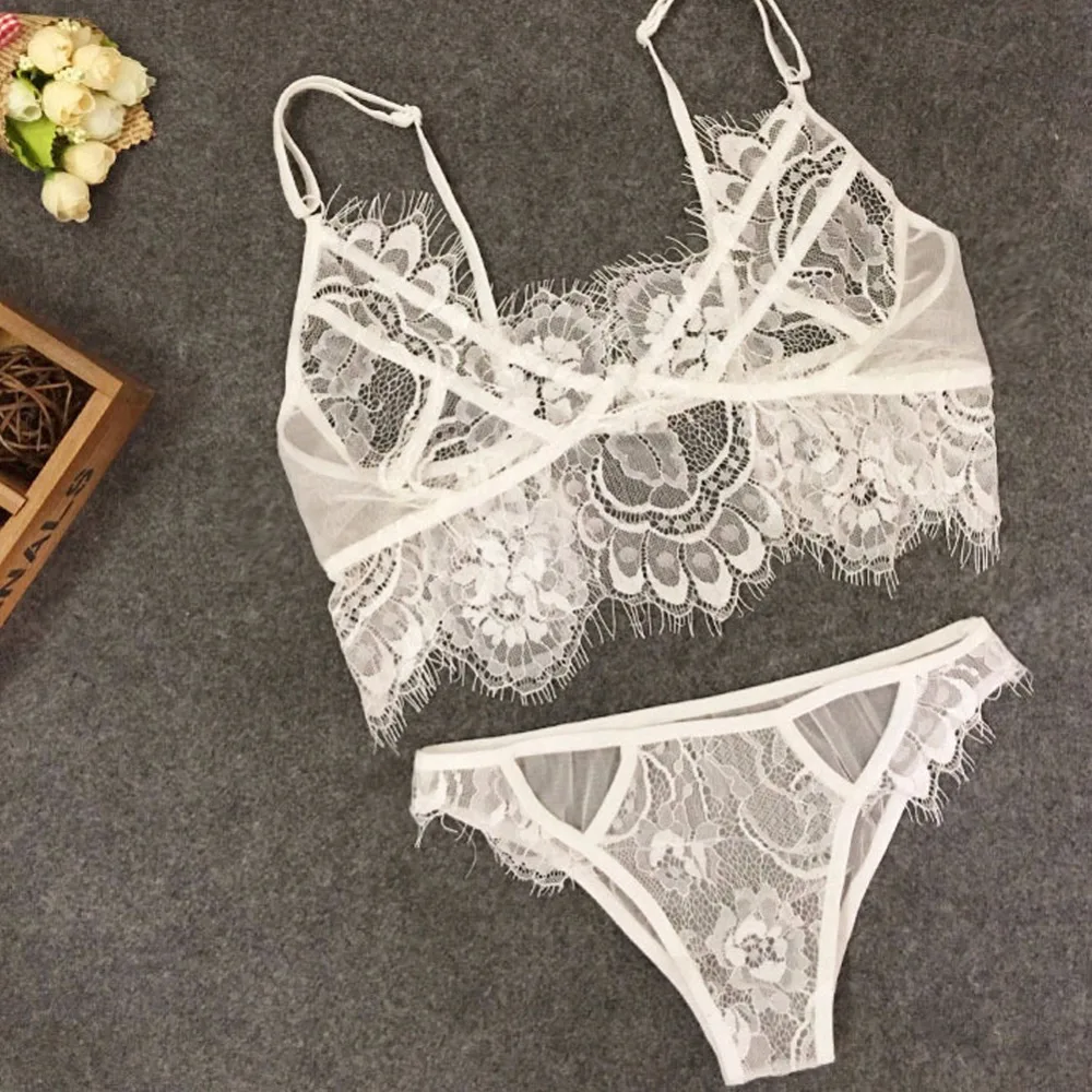 2019 сексуальное нижнее белье открытая кружевная клетка бюстгальтер G стринги на