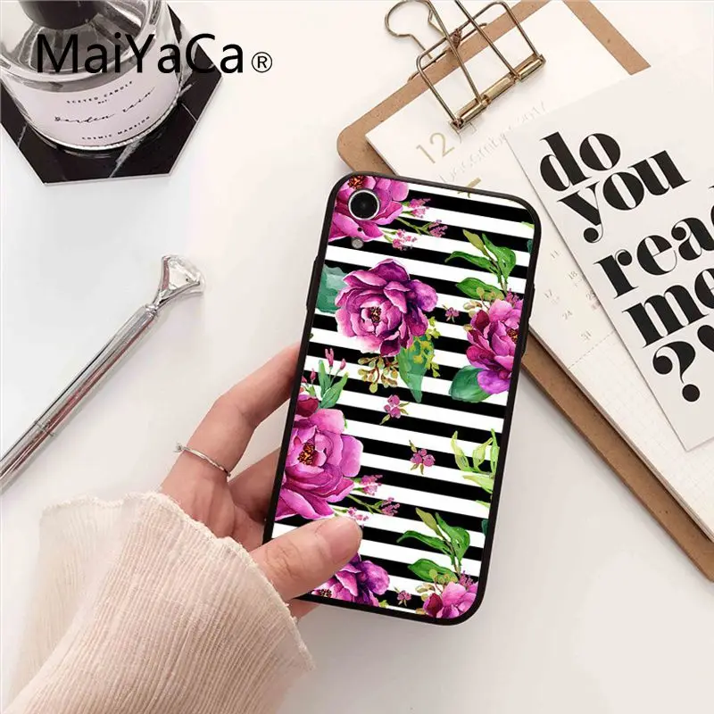 Maiyaca искусство красивый Fondos цветы красочный симпатичный чехол для телефона iPhone 5