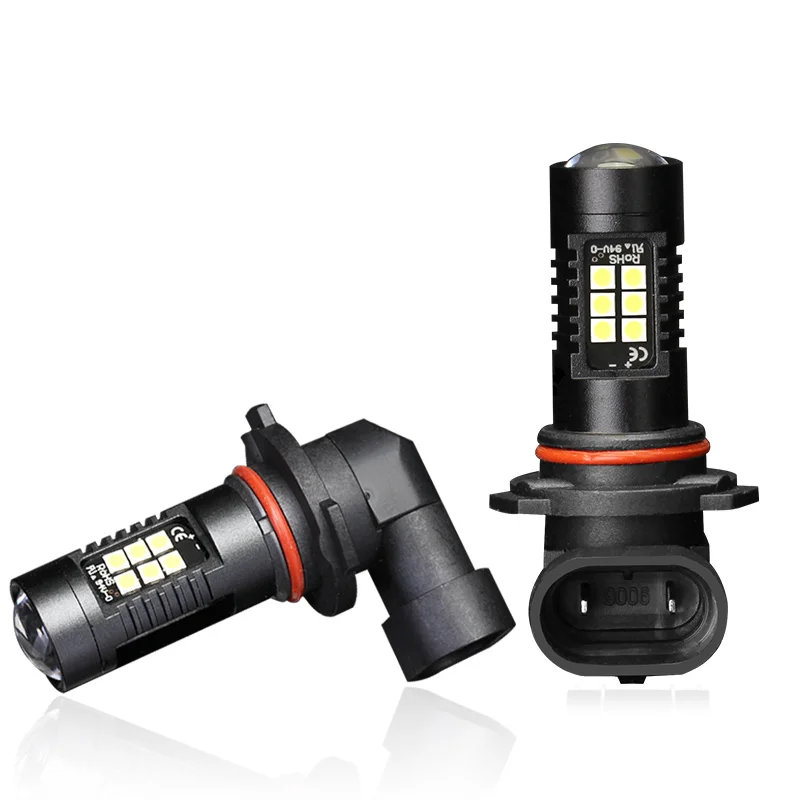 2 шт. H8 H11 LED HB4 9006 HB3 9005 туман лампочка 1200LM 6000 К белый вождение автомобиля днем Бег лампа авто светодиоды 12 В 24 В
