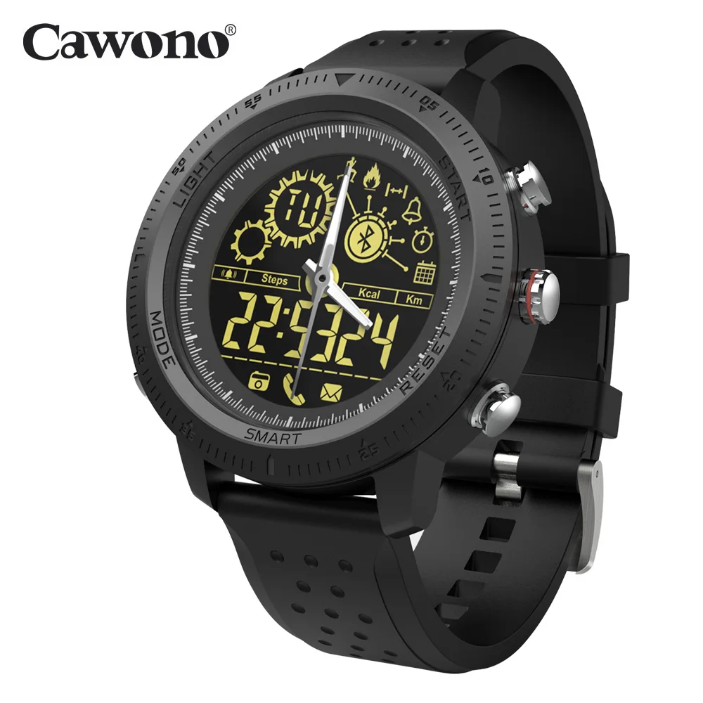Cawono CW22 Smart часы светящимся циферблатом Водонепроницаемый 5ATM шагомер долгого