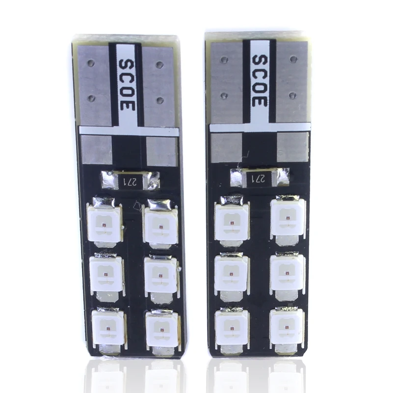 SCOE 2X 12SMD светодиодный передний стояночный боковой габаритный светильник