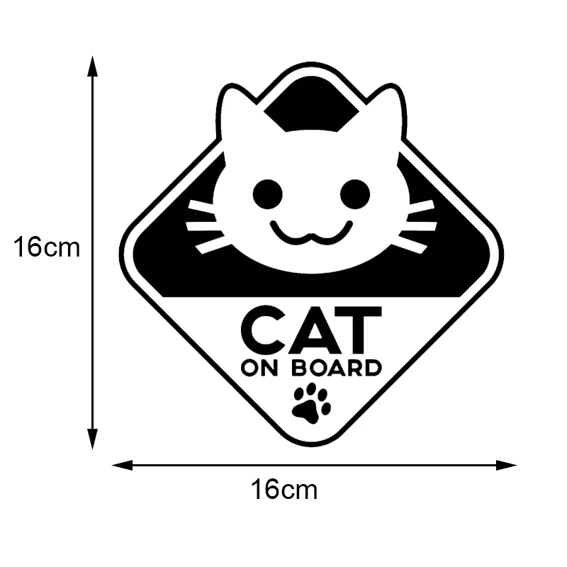 Забавная Виниловая наклейка для автомобиля кошки на доске автомобиль Ford Audi BMW Toyota