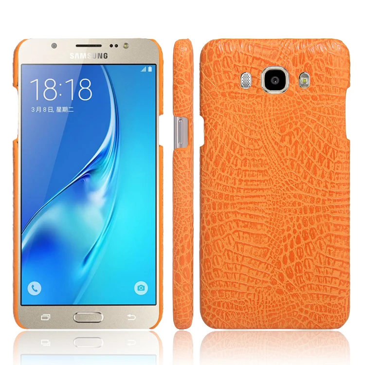 Luxury Crocodile Snake Texture Leather Case for Samsung Galaxy J5 2016 Cover J510 Hard Back PU Phone Cases |
