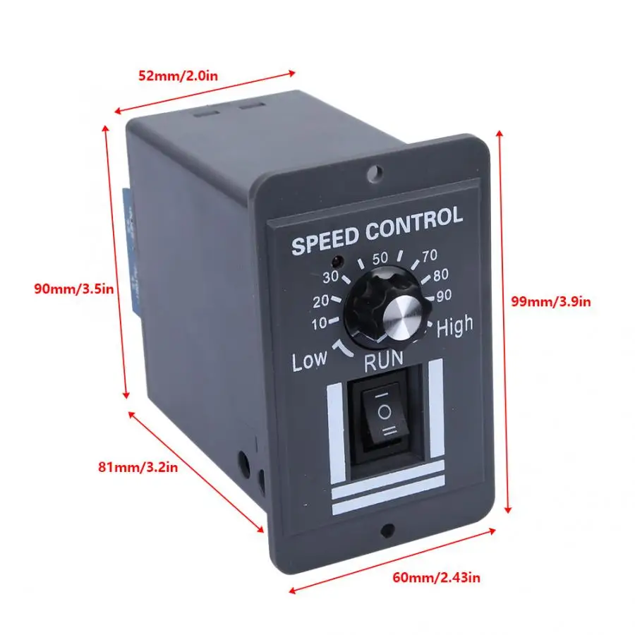 DC12V 60V 10A CW/CCW Регулируемая скорость с переключателем|Контроллер двигателя| |