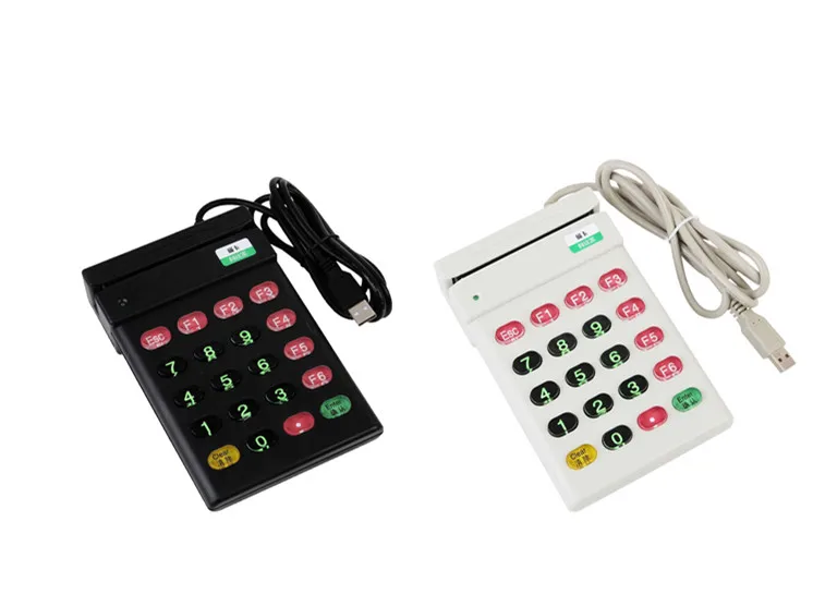 

USB VIP card reader Universal Magnetic Card Barcode Reader Stripe Bidirectional the 2nd Track with Number Keyboard