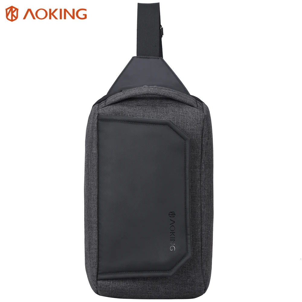 Aoking 2018 Crossbody сумки для мужчин Путешествия сообщение сумка черный легкий слинг