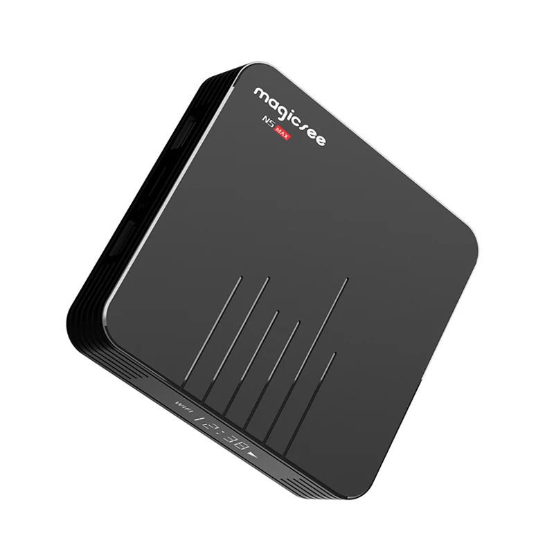 Magicsee N5 Max 4 ГБ/64 Гб ТВ приставка Android 9 0 2 г/5G двухдиапазонный Wi Fi Bluetooth Media Player 1000 м 8K