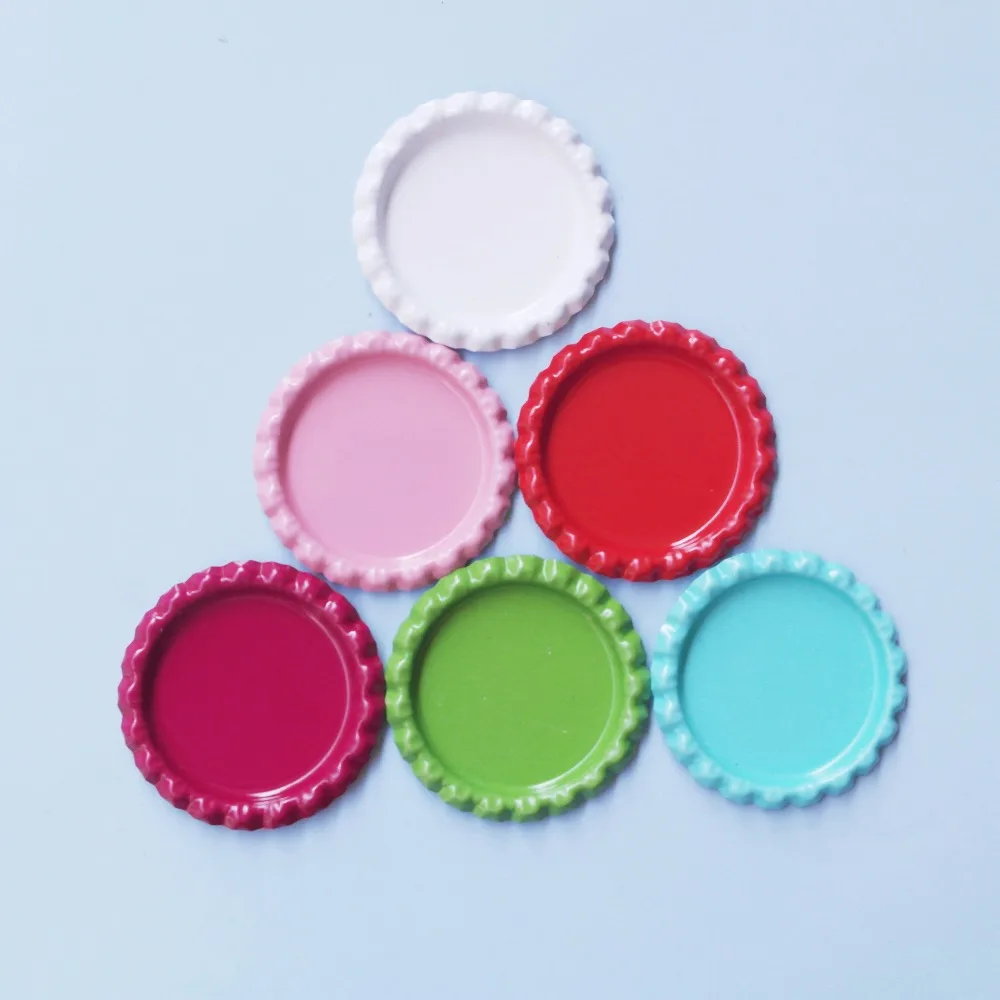 Hot Sell 4000pcs Flattened Bottle Caps For DIY Crafts Hair bows Pendants Accessories Mixed 12 Colors By DHL Free Shipping | Украшения и