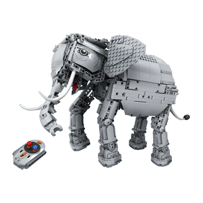 Блоки лего Technic Creator RC пульт дистанционного управления слон 1542 шт электрическая модель строительные блоки игрушки для детей сборный технический блок