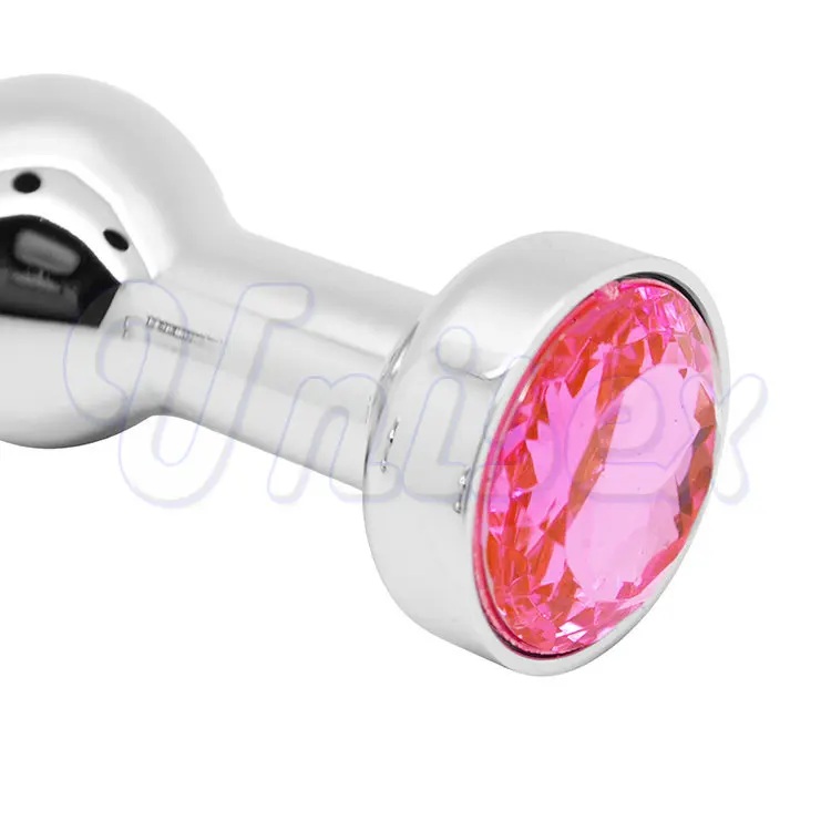 Серебристая Анальная пробка из нержавеющей стали металлическая анальные