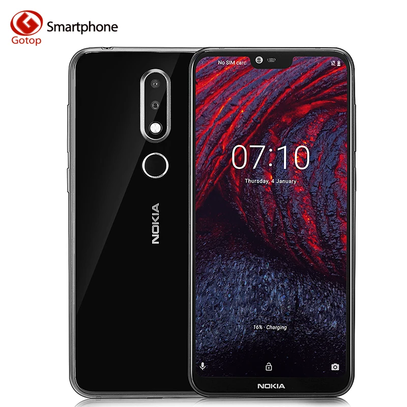 NOKIA X6 6 ГБ ОЗУ 64 Гб ПЗУ Snapdragon 636 1 8 ГГц Восьмиядерный 5 дюймовый экран Двойная камера