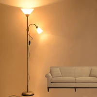american style modern iron painted floor lamps adjustable e27 led 220v novelty floor lights for living room study bedside office