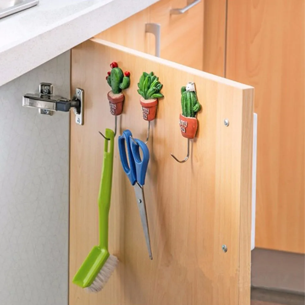 1 шт. вешалка для настенного крючка забавная имитация суккулентных растений