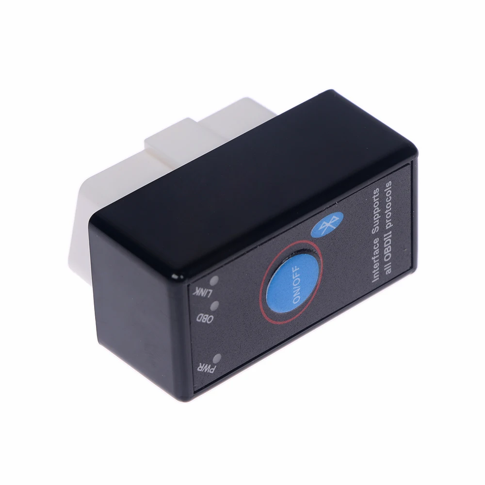 SEKINNEW EML327 V1.5 Bluetooth OBD2 считыватель кодов автомобильный диагностический адаптер для прибора ELM327 Выключатель питания автомобильный диагностический сканер
