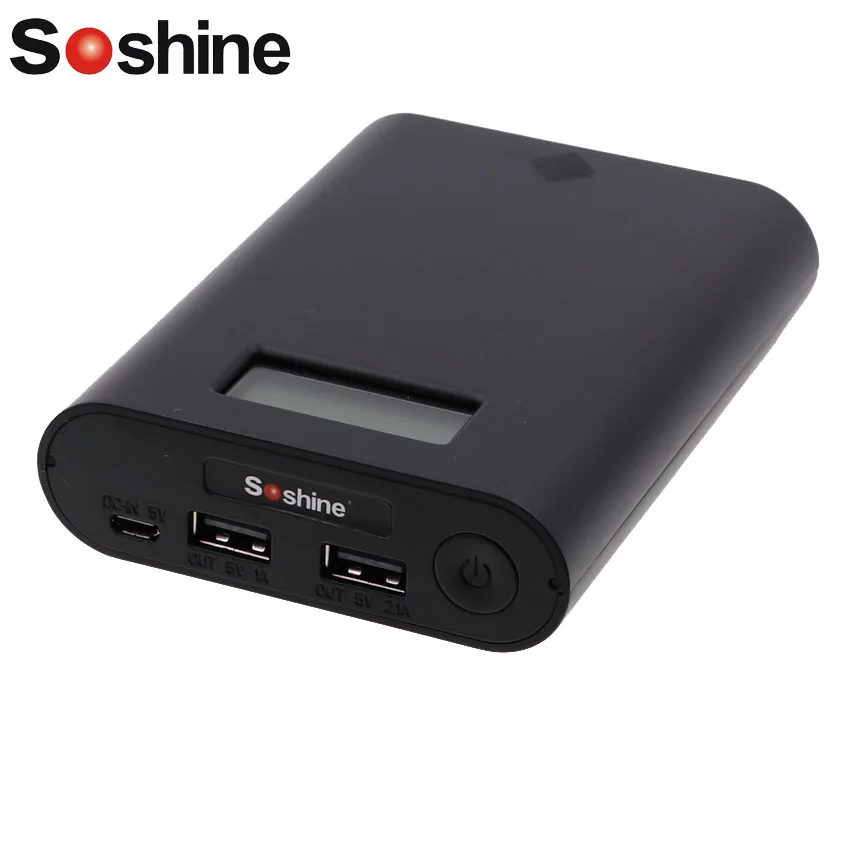 Soshine E3S портативное зарядное устройство 18650 для зарядки аккумуляторов внешние