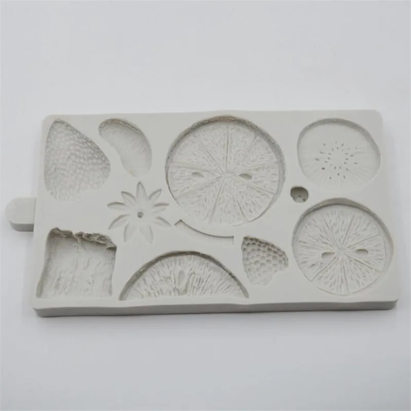 Фрукт Форма Fondant(сахарная) торт силиконовые формы для приготовления конфет шоколад пресс-формы для выпечки печенья форма для печенья инструменты для украшения выпечки, торта глина