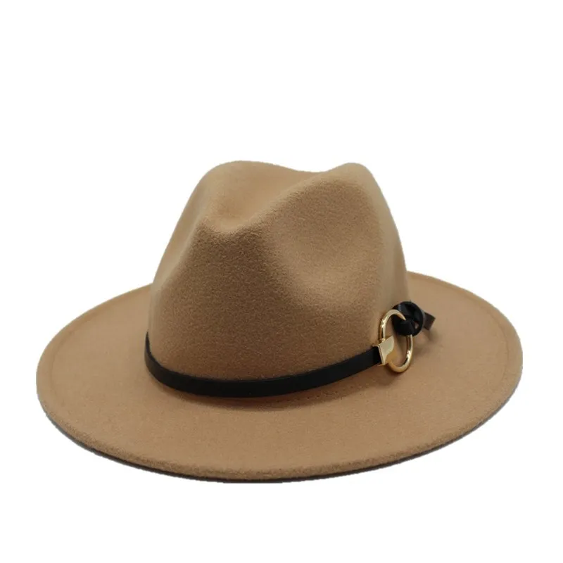 OZyc Мода шерсть для женщин Outback золотой круг фетровая шляпа Зима Осень ElegantLady