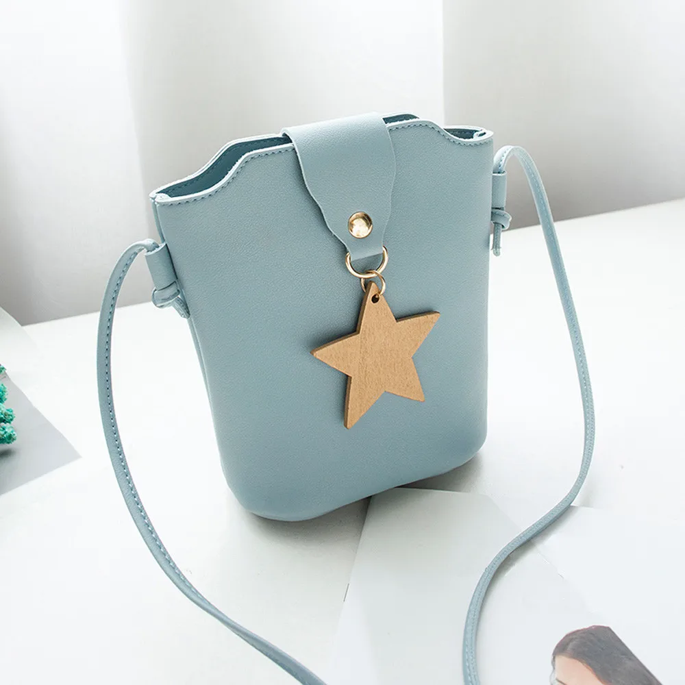 Women Shoulder Bag Messenger Satchel Tote PU Leather Crossbody Bags Phone Holders Bucket Handbag Luxury 2020 10jul 27 | Багаж и сумки